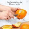 imageTovolo 2In1 Citrus Tool 2In1 Orange Peeler Tool With NonSlip Handle DoubleEnded Citrus Peeler for Kitchen Citrus Pith Slicer ampamp Removal Paddle Kitchen Tool Large