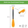 imageTovolo 2In1 Citrus Tool 2In1 Orange Peeler Tool With NonSlip Handle DoubleEnded Citrus Peeler for Kitchen Citrus Pith Slicer ampamp Removal Paddle Kitchen Tool Large