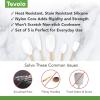 imageTovolo 5Piece Silicone and Wooden Handle Utensil Set Light Aqua Spatula Spoonula Jar Scraper Mini Spatula and Mini SpoonulaWhite