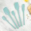 imageTovolo 5Piece Spatula Silicone Utensil Set Light Aqua Spatula Spoonula Jar Scraper Mini Spatula and Mini Spoonula 1000292Light Aqua