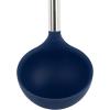 imageTovolo 6Piece Premium Silicone Utensil Set Light Aqua Essential Kitchen Tools  Sturdy Utensils for Home Apartment or College DormsDeep Indigo