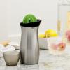 imageTovolo Cocktail Shaker Stainless Steel 24 oz  BuiltIn Citrus Reamer Strainer ampamp Jigger  Gadget for Bar Cart Bartending Home Bar Mixology Kitchen ampamp Gifting