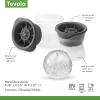 imageTovolo Craft Ice Molds  Golf Ball Shaped Ice Spheres for Whiskey Bourbon Cocktails Gifts ampamp More  Pack of 2 Stackable Sports Molds with LeakResistant Lids BPAFree Silicone DishwasherSafeBaseball