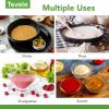 imageTovolo Danish Sturdy Wire Batter Blender for Cooking Bread Baking Accessory Easy to Clean Stainless Steel 12quot Dough Whisk Silver10 Ball Whisk