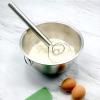 imageTovolo Danish Sturdy Wire Batter Blender for Cooking Bread Baking Accessory Easy to Clean Stainless Steel 12quot Dough Whisk Silver12 Dough Whisk