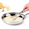 imageTovolo Danish Sturdy Wire Batter Blender for Cooking Bread Baking Accessory Easy to Clean Stainless Steel 12quot Dough Whisk SilverSauce Whisk