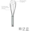imageTovolo Danish Sturdy Wire Batter Blender for Cooking Bread Baking Accessory Easy to Clean Stainless Steel 12quot Dough Whisk SilverSauce Whisk