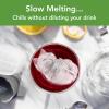 imageTovolo Faceted Heart Ice Molds Set of 2  Large Ice Heart Mold Ideal for Whiskey Cocktails ampamp Any Cold Beverage  OdorFree Freezer Storage DishwasherSafeKitten
