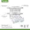 imageTovolo Faceted Heart Ice Molds Set of 2  Large Ice Heart Mold Ideal for Whiskey Cocktails ampamp Any Cold Beverage  OdorFree Freezer Storage DishwasherSafeCheers