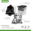 imageTovolo Faceted Heart Ice Molds Set of 2  Large Ice Heart Mold Ideal for Whiskey Cocktails ampamp Any Cold Beverage  OdorFree Freezer Storage DishwasherSafeBulldog