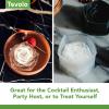 imageTovolo Faceted Heart Ice Molds Set of 2  Large Ice Heart Mold Ideal for Whiskey Cocktails ampamp Any Cold Beverage  OdorFree Freezer Storage DishwasherSafeRose