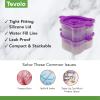 imageTovolo Faceted Heart Ice Molds Set of 2  Large Ice Heart Mold Ideal for Whiskey Cocktails ampamp Any Cold Beverage  OdorFree Freezer Storage DishwasherSafeRainbow