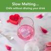 imageTovolo Faceted Heart Ice Molds Set of 2  Large Ice Heart Mold Ideal for Whiskey Cocktails ampamp Any Cold Beverage  OdorFree Freezer Storage DishwasherSafeHeart