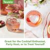 imageTovolo Faceted Heart Ice Molds Set of 2  Large Ice Heart Mold Ideal for Whiskey Cocktails ampamp Any Cold Beverage  OdorFree Freezer Storage DishwasherSafeHeart