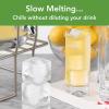 imageTovolo Lime Wedge Ice Molds Set of 2  SlowMelting LeakFree BPAFreeGreat for Whiskey Cocktails Fun Drinks and GiftsColossal Cube