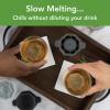 imageTovolo Lime Wedge Ice Molds Set of 2  SlowMelting LeakFree BPAFreeGreat for Whiskey Cocktails Fun Drinks and GiftsFaceted Sphere