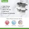 imageTovolo Lime Wedge Ice Molds Set of 2  SlowMelting LeakFree BPAFreeGreat for Whiskey Cocktails Fun Drinks and GiftsLarge Cubes