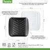 imageTovolo Marinade Container with Lid Large BlueWhite  BBQ Prep Tub ampamp Marinating Container with Lid for Kitchen Grill Meal Prep Smoker Griddle ampamp Barbeque  DishwasherSafe Melamine Marinade TrayPrep  Serve