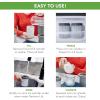 imageTovolo Mini Ice Cylinder Set of 2  Easy Squeeze and Release Mini Ice BPAFree Silicone 200 Mini Cubes Each Leak Proof Dishwasher Safe Compact Design for Freezer StorageMini Ice Cylinder