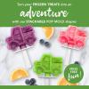 imageTovolo Silicone Popsicle Molds with Sticks 4Pack Dino  Reusable Ice Pop Molds for Homemade Flavored Ice Pops ampamp Frozen Snacks  Stackable Popsicle Maker with Lid Dishwasher Safe ampamp BPAFreeTruck