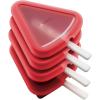 imageTovolo Silicone Popsicle Molds with Sticks 4Pack Dino  Reusable Ice Pop Molds for Homemade Flavored Ice Pops ampamp Frozen Snacks  Stackable Popsicle Maker with Lid Dishwasher Safe ampamp BPAFreeWatermelon