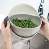 imageTovolo Soak N Strain 15 Quart Colander EasyPour Spout 2in1 Strainer ampamp Soaking Bowl Fruit Bowl ampamp Vegetable Wash BPAFree ampamp DishwasherSafe Deep IndigoOyster Gray