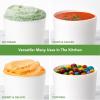 imageTovolo Sweet Treat Reusable Ice Cream Container for Homemade Ice Cream Raspberry  1 Quart Stackable Storage Tubs with Silicone Lids for Freezer  BPAFree ampamp DishwasherSafePistachio