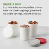 imageTovolo Sweet Treat Reusable Ice Cream Container for Homemade Ice Cream Raspberry  1 Quart Stackable Storage Tubs with Silicone Lids for Freezer  BPAFree ampamp DishwasherSafeWhite  Oyster Gray  Cayenne