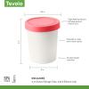 imageTovolo Sweet Treat Reusable Ice Cream Container for Homemade Ice Cream Raspberry  1 Quart Stackable Storage Tubs with Silicone Lids for Freezer  BPAFree ampamp DishwasherSafeAssorted
