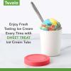 imageTovolo Sweet Treat Reusable Ice Cream Container for Homemade Ice Cream Raspberry  1 Quart Stackable Storage Tubs with Silicone Lids for Freezer  BPAFree ampamp DishwasherSafeAssorted