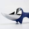 imageTovolo TiltUp Ice Cream Scoop White  NonSlip Grip Ice Cream Scooper with Footed Handle  Ice cream Scoop for Cookie Dough Gelato Sorbet ampamp Frozen Treats  Dishwasher Safe ampamp BPAFreeStratus Blue