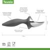 imageTovolo TiltUp Ice Cream Scoop White  NonSlip Grip Ice Cream Scooper with Footed Handle  Ice cream Scoop for Cookie Dough Gelato Sorbet ampamp Frozen Treats  Dishwasher Safe ampamp BPAFreeCharcoal