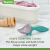 imageTovolo TiltUp Ice Cream Scoop White  NonSlip Grip Ice Cream Scooper with Footed Handle  Ice cream Scoop for Cookie Dough Gelato Sorbet ampamp Frozen Treats  Dishwasher Safe ampamp BPAFreeTropical Breeze