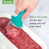 imageTovolo TiltUp Ice Cream Scoop White  NonSlip Grip Ice Cream Scooper with Footed Handle  Ice cream Scoop for Cookie Dough Gelato Sorbet ampamp Frozen Treats  Dishwasher Safe ampamp BPAFreeTropical Breeze