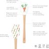 imageTovolo Wild Flowers Spatulart Spatula Kitchen Utensil for Food and Meal Prep Baking Mixing Turning and MoreCarrot Patch