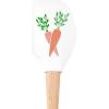 imageTovolo Wild Flowers Spatulart Spatula Kitchen Utensil for Food and Meal Prep Baking Mixing Turning and MoreCarrot Patch