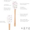 imageTovolo Wild Flowers Spatulart Spatula Kitchen Utensil for Food and Meal Prep Baking Mixing Turning and MoreLove Script