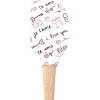 imageTovolo Wild Flowers Spatulart Spatula Kitchen Utensil for Food and Meal Prep Baking Mixing Turning and MoreLove Script