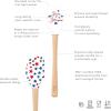 imageTovolo Wild Flowers Spatulart Spatula Kitchen Utensil for Food and Meal Prep Baking Mixing Turning and MoreStars  Stripes