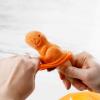 imageTovolo Zoo Crew Pop Molds Set of 4  Reusable MessFree Silicone Popsicle Molds with Sticks and DripGuards for Easy Homemade SnacksDino