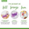 imageTovolo Zoo Crew Pop Molds Set of 4  Reusable MessFree Silicone Popsicle Molds with Sticks and DripGuards for Easy Homemade SnacksMermaid