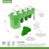 imageTovolo Zoo Crew Pop Molds Set of 4  Reusable MessFree Silicone Popsicle Molds with Sticks and DripGuards for Easy Homemade SnacksZombie