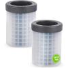 imageTovolo Mini Ice Cylinder Set of 2  Easy Squeeze and Release Mini Ice BPAFree Silicone 200 Mini Cubes Each Leak Proof Dishwasher Safe Compact Design for Freezer StorageMini Ice Cylinder