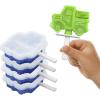 imageTovolo Silicone Popsicle Molds with Sticks 4Pack Dino  Reusable Ice Pop Molds for Homemade Flavored Ice Pops ampamp Frozen Snacks  Stackable Popsicle Maker with Lid Dishwasher Safe ampamp BPAFreeTruck