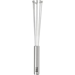 imageTovolo Danish Sturdy Wire Batter Blender for Cooking Bread Baking Accessory Easy to Clean Stainless Steel 12quot Dough Whisk Silver10 Ball Whisk