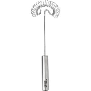 imageTovolo Danish Sturdy Wire Batter Blender for Cooking Bread Baking Accessory Easy to Clean Stainless Steel 12quot Dough Whisk Silver10 Spiral Whisk