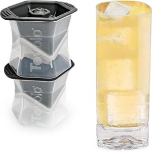 imageTovolo Lime Wedge Ice Molds Set of 2  SlowMelting LeakFree BPAFreeGreat for Whiskey Cocktails Fun Drinks and GiftsColossal Cube
