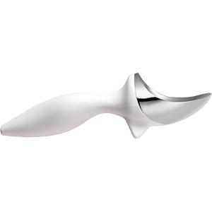 imageTovolo TiltUp Ice Cream Scoop White  NonSlip Grip Ice Cream Scooper with Footed Handle  Ice cream Scoop for Cookie Dough Gelato Sorbet ampamp Frozen Treats  Dishwasher Safe ampamp BPAFreeWhite