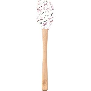 imageTovolo Wild Flowers Spatulart Spatula Kitchen Utensil for Food and Meal Prep Baking Mixing Turning and MoreLove Script