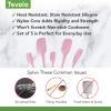 imageFlexCore Spatula All Silicone High Heat Resistant 5 Piece Cooking Utensils Set  Includes NonStick Spatula Spoonula Jar Scraper and Mini  BPAFree Kitchen  Ergonomic DesignPink Sorbet